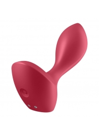 Красный вибромассажёр простаты Satisfyer Backdoor Lover - 14 см. - Satisfyer - в Улан-Удэ купить с доставкой
