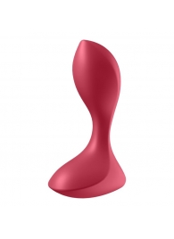 Красный вибромассажёр простаты Satisfyer Backdoor Lover - 14 см. - Satisfyer - в Улан-Удэ купить с доставкой