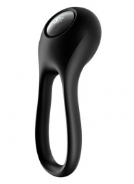 Черное эрекционное виброкольцо Majestic Duo - Satisfyer - в Улан-Удэ купить с доставкой