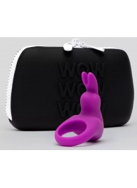 Фиолетовое эрекционное виброкольцо Happy Rabbit Cock Ring Kit - Happy Rabbit - в Улан-Удэ купить с доставкой