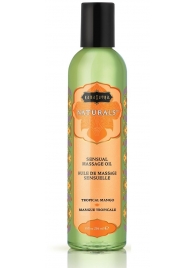 Массажное масло Naturals Tropical Mango с ароматом манго - 236 мл. - Kama Sutra - купить с доставкой в Улан-Удэ