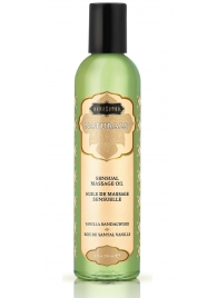 Массажное масло Naturals Vanilla Sandalwood с ароматом ванили и сандала - 236 мл. - Kama Sutra - купить с доставкой в Улан-Удэ