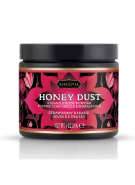Пудра для тела Honey Dust Body Powder с ароматом клубники - 170 гр. - Kama Sutra - купить с доставкой в Улан-Удэ