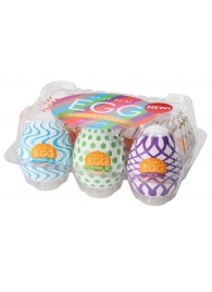 Набор из 6 мастурбаторов Tenga EGG IV с различным рельефом - Tenga - в Улан-Удэ купить с доставкой