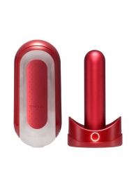 Красный мастурбатор Flip Zero Red   Warmer с подогревом - Tenga - в Улан-Удэ купить с доставкой