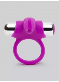 Лиловое виброкольцо с пультом ДУ Remote Control Cock Ring - Happy Rabbit - в Улан-Удэ купить с доставкой