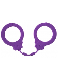 Фиолетовые силиконовые поножи Limitation - Lola Games - купить с доставкой в Улан-Удэ