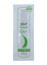 Лубрикант на водной основе pjur WOMAN Aloe - 2 мл. - Pjur - купить с доставкой в Улан-Удэ