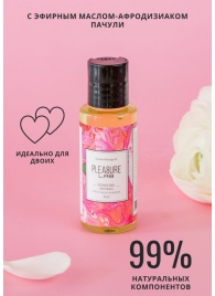 Массажное масло Pleasure Lab Delicate с ароматом пиона и пачули - 50 мл. - Pleasure Lab - купить с доставкой в Улан-Удэ