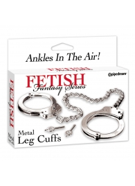 Металлические наручники Metal Leg Cuffs - Pipedream - купить с доставкой в Улан-Удэ