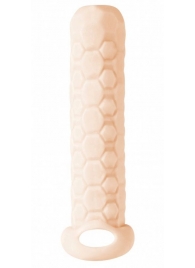 Телесный фаллоудлинитель Homme Long - 13,5 см. - Lola Games - в Улан-Удэ купить с доставкой