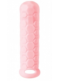 Розовый фаллоудлинитель Homme Long - 15,5 см. - Lola Games - в Улан-Удэ купить с доставкой