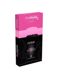 Презервативы с точками и рёбрышками DOMINO Classic Extase - 6 шт. - Domino - купить с доставкой в Улан-Удэ