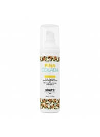 Разогревающее массажное масло с ароматом пина колада Gourmet Pina Colada - 50 мл. - Exsens - купить с доставкой в Улан-Удэ