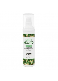 Разогревающее массажное масло с ароматом мохито Gourmet Mint Mojito - 50 мл. - Exsens - купить с доставкой в Улан-Удэ