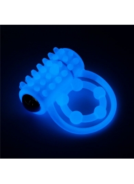 Голубое, светящееся в темноте виброкольцо Lumino Play Vibrating Penis Ring - Lovetoy - в Улан-Удэ купить с доставкой