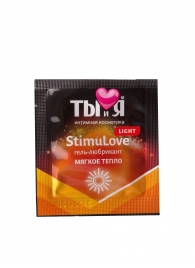 Разогревающий гель-лубрикант Stimulove Light в одноразовой упаковке - 4 гр. - Биоритм - купить с доставкой в Улан-Удэ