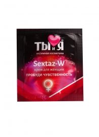 Возбуждающий крем для женщин Sextaz-W в одноразовой упаковке - 1,5 гр. - Биоритм - купить с доставкой в Улан-Удэ
