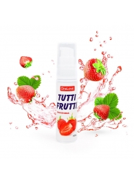 Гель-смазка Tutti-frutti с земляничным вкусом - 30 гр. - Биоритм - купить с доставкой в Улан-Удэ