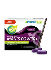 Возбуждающее средство для мужчин Mans Power plus - 10 капсул (0,35 гр.) +1 в подарок - SuperCaps - купить с доставкой в Улан-Удэ