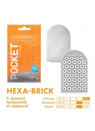 Карманный мастурбатор HEXA-BRICK - Tenga - в Улан-Удэ купить с доставкой