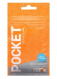 Карманный мастурбатор HEXA-BRICK - Tenga - в Улан-Удэ купить с доставкой