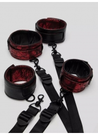 Изысканный набор фиксаций на кровати Reversible Under Mattress Restraint Set - Fifty Shades of Grey - купить с доставкой в Улан-Удэ