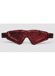 Двусторонняя красно-черная маска на глаза Reversible Faux Leather Blindfold - Fifty Shades of Grey - купить с доставкой в Улан-Удэ