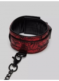 Красно-черные оковы Reversible Faux Leather Ankle Cuffs - Fifty Shades of Grey - купить с доставкой в Улан-Удэ