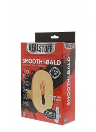 Мастурбатор-вагина с вибрацией и выносным пультом управления REALSTUFF SMOOTH   BALD - Dream Toys - в Улан-Удэ купить с доставкой