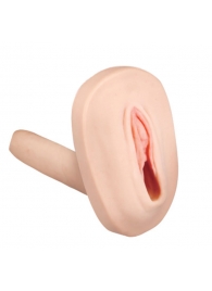 Мастурбатор-вагина с вибрацией и выносным пультом управления REALSTUFF SMOOTH   BALD - Dream Toys - в Улан-Удэ купить с доставкой