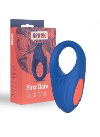 Синее эрекционное кольцо RRRING First Date Cock Ring - FeelzToys - в Улан-Удэ купить с доставкой