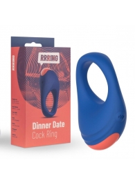 Синее эрекционное кольцо RRRING Dinner Date Cock Ring - FeelzToys - в Улан-Удэ купить с доставкой