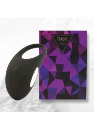Черное эрекционное виброкольцо Thor Cockring - FeelzToys - в Улан-Удэ купить с доставкой