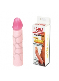 Удлиняющая насадка на пенис Deep Love - 21,5 см. - Baile - в Улан-Удэ купить с доставкой