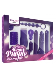 Эротический набор Toy Joy Mega Purple - Toy Joy - купить с доставкой в Улан-Удэ