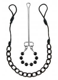 Интимные украшения с бусинами NIPPLE   CLIT JEWELRY - Pipedream - купить с доставкой в Улан-Удэ