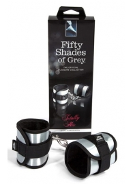 Серо-черные наручники Totally His - Fifty Shades of Grey - купить с доставкой в Улан-Удэ