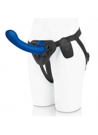 Синяя насадка Remote Control P-Spot G-Spot с черными трусиками - 20 см. - Pegasus - купить с доставкой в Улан-Удэ