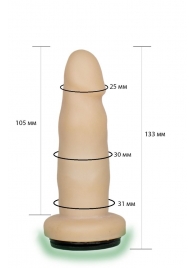 Телесная насадка Harness - 13,3 см. - LOVETOY (А-Полимер) - купить с доставкой в Улан-Удэ