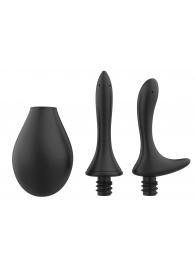 Черный анальный душ Nexus Anal Douche Set с 2 сменными насадками - Nexus Range - купить с доставкой в Улан-Удэ