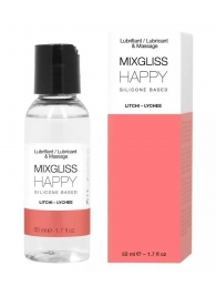 Смазка на силиконовой основе Mixgliss Happy - 50 мл. - Mixgliss - купить с доставкой в Улан-Удэ