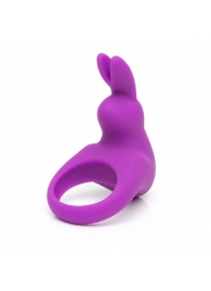 Фиолетовое эрекционное виброкольцо Happy Rabbit Rechargeable Rabbit Cock Ring - Happy Rabbit - в Улан-Удэ купить с доставкой