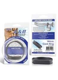 Кольцо на пенис из искусственной кожи на липучке VELCRO COCK RING - 5 см. - BlueLine - в Улан-Удэ купить с доставкой