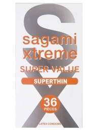 Ультратонкие презервативы Sagami Xtreme Superthin - 36 шт. - Sagami - купить с доставкой в Улан-Удэ