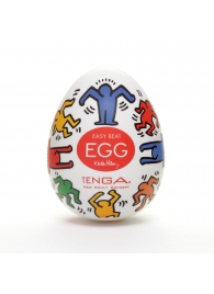 Мастурбатор-яйцо Keith Haring EGG DANCE - Tenga - в Улан-Удэ купить с доставкой