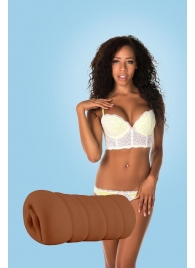 Коричневый мастурбатор-вагина BRIANNA - Dream Toys - в Улан-Удэ купить с доставкой