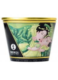 Массажная свеча Exotic Green Tea с ароматом зелёного чая - 170 мл. - Shunga - купить с доставкой в Улан-Удэ