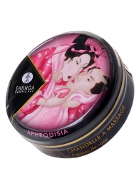 Массажная свеча Rose Petals с ароматом розы - 30 мл. - Shunga - купить с доставкой в Улан-Удэ