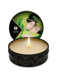 Массажная свеча Exotic Green Tea с ароматом зелёного чая - 30 мл. - Shunga - купить с доставкой в Улан-Удэ